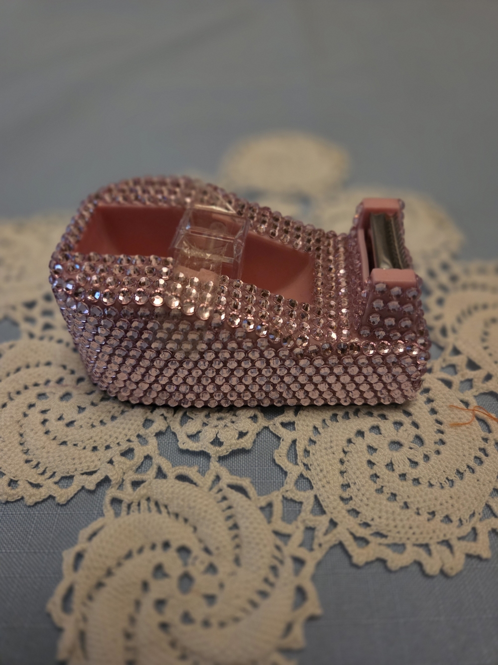 Pink Blinged Tape Dispenser - Picture 2 of 5